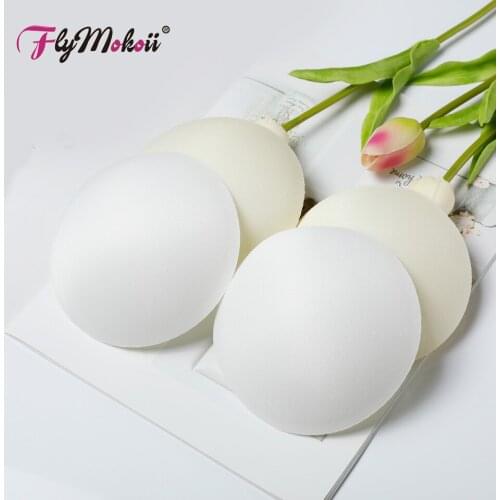 3 Pairs/Lot Swimsuit Padding Enhancer Women Intimate Accessories Sponge Foam Chest Cups Woman Bra Padded Breast Bikini Insert