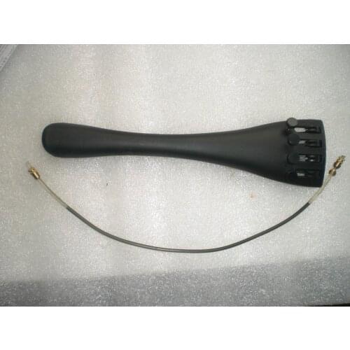 4 PCs Cello Tail Piece Aluminum Alloy 3/4 with 4 PCs Cello Nylon Tail Guts