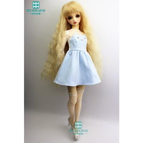 BJD accessories doll clothes fit 60cm 1/3 BJD doll fashion temperament cat ear knit dress