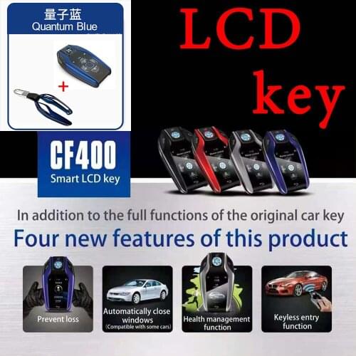 Car LCD key stylish appearance comfortable feel used for the original car with one-key start model four color options