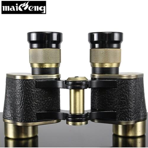 Original Germany Military Binoculars 8X24 Telescope Full-metal Nitrogen waterproof binocular with Leather Bag Lll Night Vision