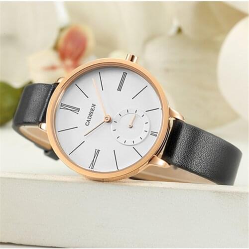 Женские часы с кожаным ремешком Cadisen China At AliExpress