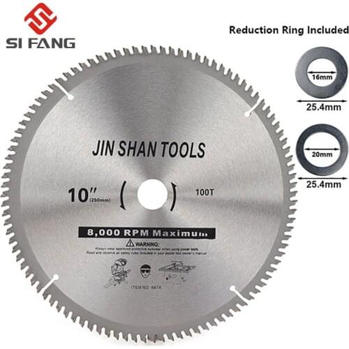 10Inch Circular Saw Blade 120 Teeth Woodworking Cutting Disc Carbide Wood Saw Blade For Rotary Tools Metal Cutter Power Tool