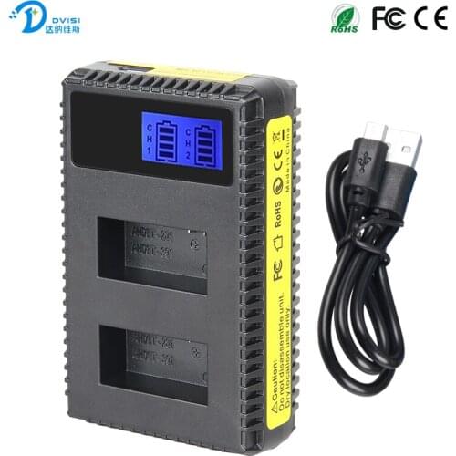 Dvisi USB LCD Dual Charger for Gopro 3 Battery GoPro HERO3+, HERO3 and GoPro AHDBT-201, AHDBT-301, AHDBT-302