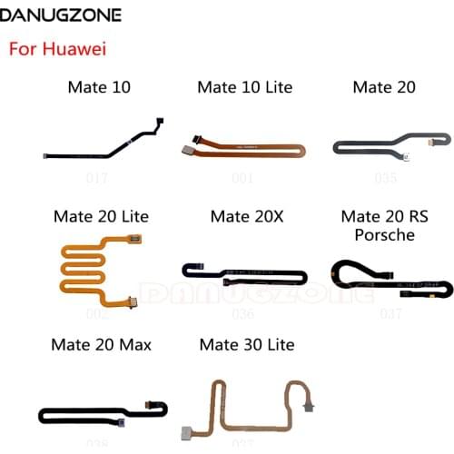 Home Button Fingerprint Touch Id Sensor Connector Flex Cable For Huawei Mate 10 Lite 20 Max 20X 30 20RS Porsche