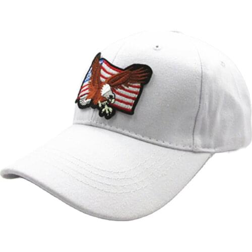 Eagle Embroidery Cotton Baseball Cap Hip-hop Cap Adjustable Snapback Hats for Men and Women 58