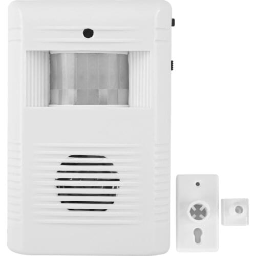 Wireless IR Welcome Sensor Store Shop Entry Motion Sensor Smart Alarm Doorbell 16 Music Infrared Detector Induction Door Bell