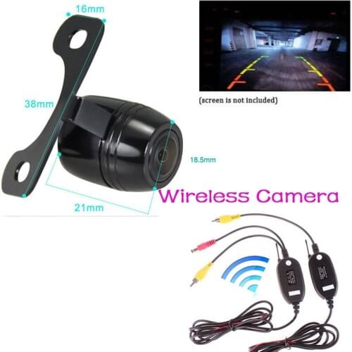 YeHeng Store Wireless Parking Kit 170 degree Wide Angle CCD Night Vision Car Reverse Camera Rearview Backup Color Parking Camera
