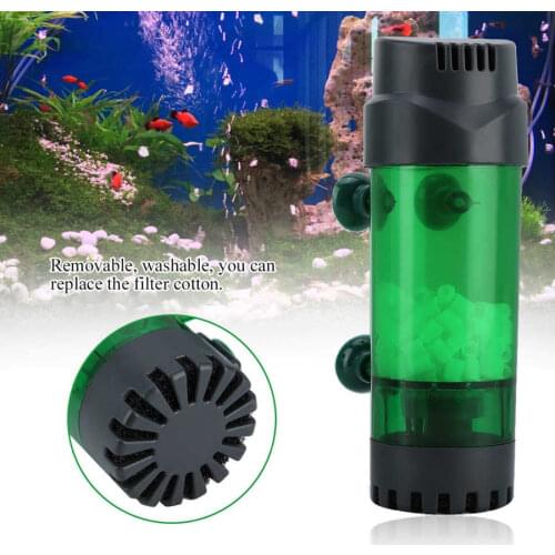 LH300/LH600 Double Biochemical Filter Aquarium Physical Sponge Filters with Suction Cup