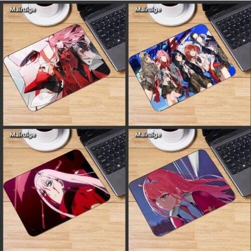 Mairuige DARLING In The FRANXX DIY Design Pattern Japan Anime Girls Mousepad for animation fans decorate desktop mouse mats