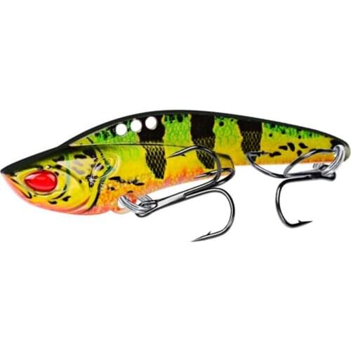 1Pcs 6cm 12g Fishing Lure VIB winter Ice Fishing Hard Bait Minnow Pesca Isca Artificial Bait Crankbait Swimbait Winter Fishing