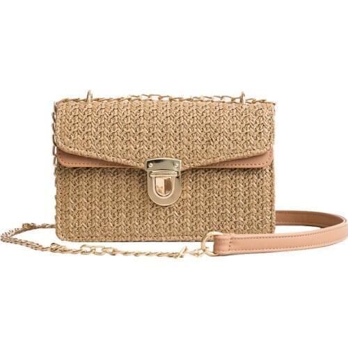 Women Summer Beach Straw Bags Bohemian Travel Casual Female Messenger Bag Mini Fashion Ladies Weave Rattan Shoulder Bag SS3081