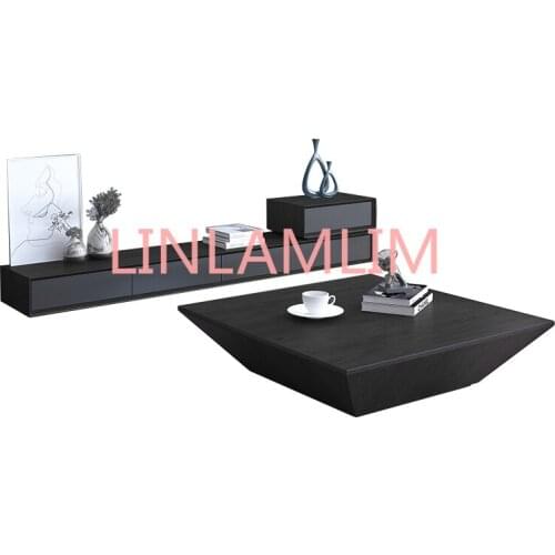 TV Stand modern Living Room Home wooden matte tv led monitor stand mueble tv cabinet mesa tv table+Coffee centro Table + cabinet