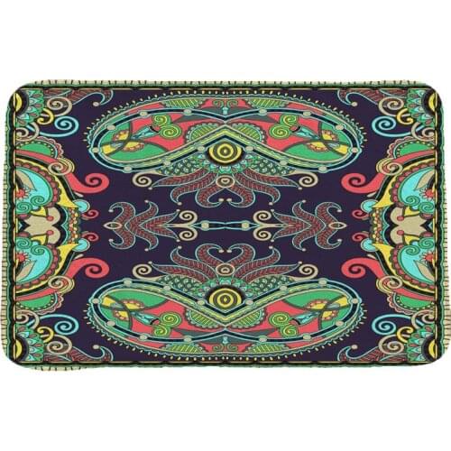 Ethnic Style National Customs Rug Hallway Carpets and Rugs for Bedroom Living Room Carpet Kitchen Bathroom Anti-Slip Floor Mats