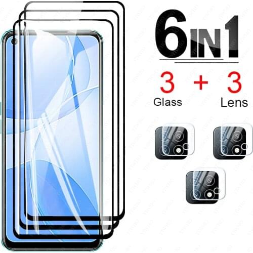 For Oppo A53 5G Glass Protectve On for Oppo A53S Glass Screen Protector And Camera Len Glas OppoA53 A 53 4G 53A Protection Film