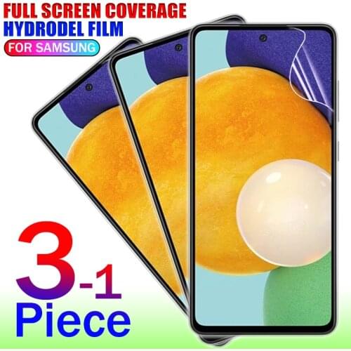 Screen Protector For Samsung Galaxy A52 A51 A71 A72 A50 M51 M31 M21 Hydrogel Film For Samsung S21 Note 20 Ultra A80 Not Glass