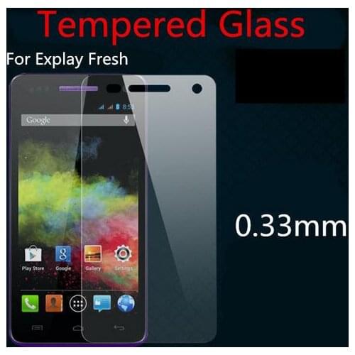 Explay fresh Tempered Glass 9H Protective Film Explosion-proof Screen Protector for Explay fresh / Wiko Rainbow Screensaver