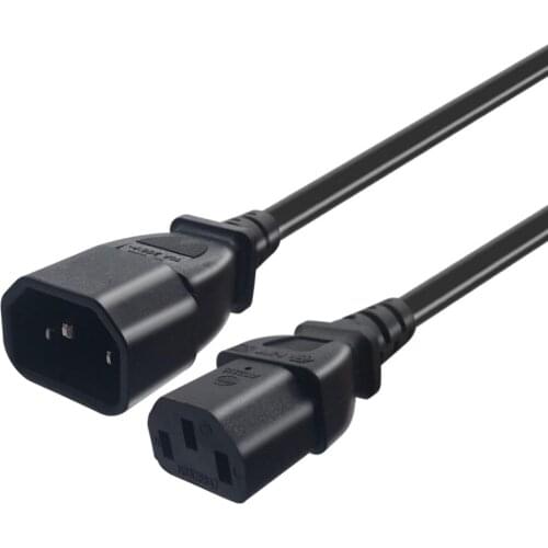0.5m IEC 320 C13 to C14 Power Supply Extension Cord Adapter for PC PDU UPS