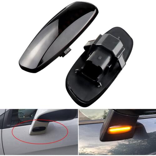 2Pcs LED Car Turn Signal Light Side Marker Lamp Blinker For Citroen C4 Picasso C3 C5 DS4 Peugeot 308 207 3008 5008 2009-2017