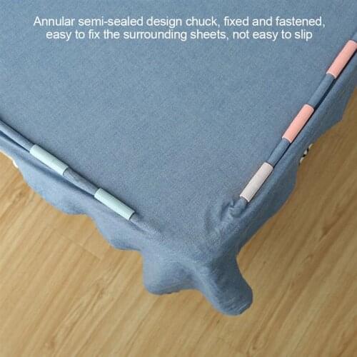 20PCS BedSheet Clips Plastic Slip-Resistant Clamp Quilt Bed Cover Grippers Fasteners Mattress Holder For Sheets Home