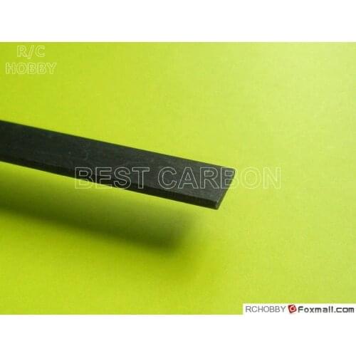 5 pcs of 2mm x 12mm x 1000mm Carbon Fiber Strip
