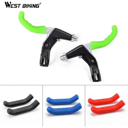 WEST BIKING Bicycle Brake Handle Cover Bike Brakes Silicone Sleeve Universal Brake Lever Protection Covers Cycling Accessories