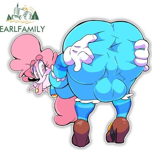 EARLFAMILY 13cm x 11.7cm for Fart Clipart Large Fine SUV Car Stickers Vinyl Material Personality Creative Custom Printing Decal