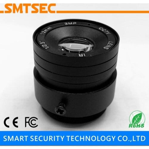 HD 3MP MegaPixels 12mm Lens F1.4 1/2.5" CS Mount CCTV Camera Lens for HD IP Security Camera