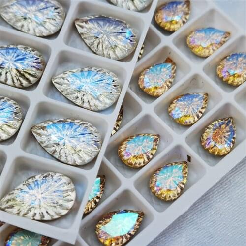 Swarovsky Crystal Art Nail Rhinestones parts Crystal stone sticker Nail flatback Strass DIY Nails Jewellery Accessories Decorati