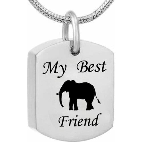Cremation Jewelry Stainless Steel Dog Urn Pendant Necklace Memorial Ash Keepsake Charm Pet Ashes Necklace Jewelry