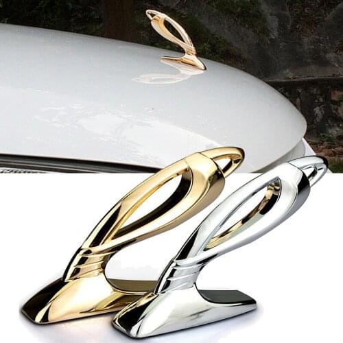 3D Metal Luxury JP VIP Totem Logo Emblem Head Hood Sticker For Toyota Volkswagen BMW Mercedes Audi Cadillac Volvo Car Styling
