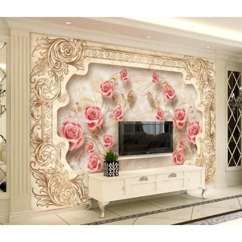 Custom Wallpaper Mural 3d photo mural Royal Feihua European Noble Marble Living room bedroom Background wallpaper 3d