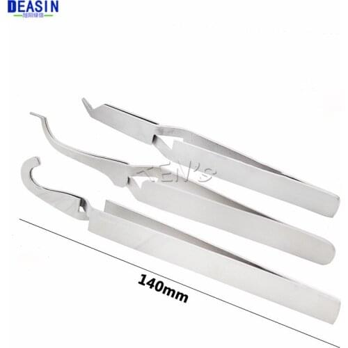 Dental Good Quality Dental mouth tweezers orthodontic brackets clamp tweezers dentistry equipments dental supply
