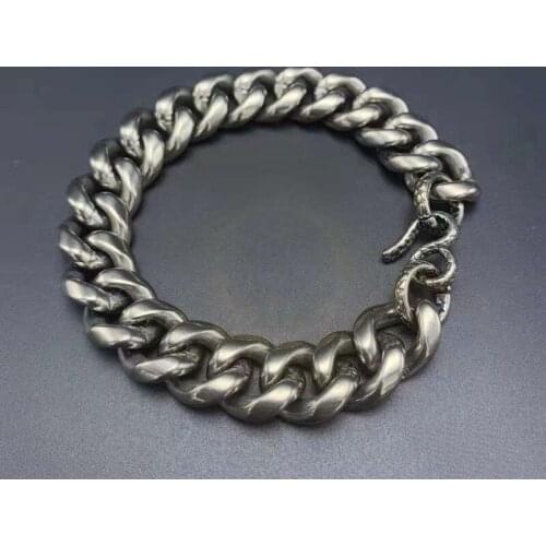 Supper Bold Pure Titanium Bracelet 14 MM for Stylish Men and Women
