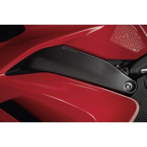 Frame Cover Heat Insulation in Carbon Fiber For DUCATI Panigale V4 V4S V4R 2018 2019 2020 Streetfight V4
