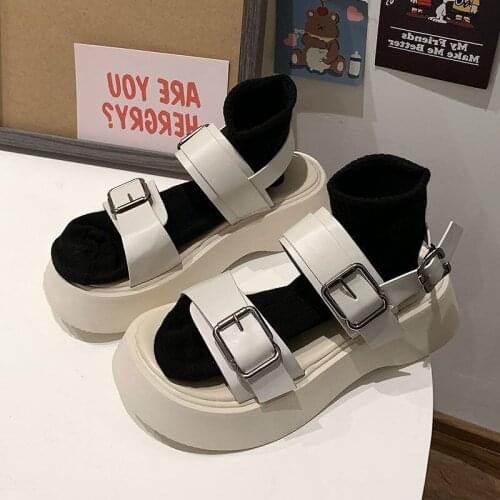 Shoes Women Slippers Sandals Womens Soled New Summer 2021 Sandales Femmes