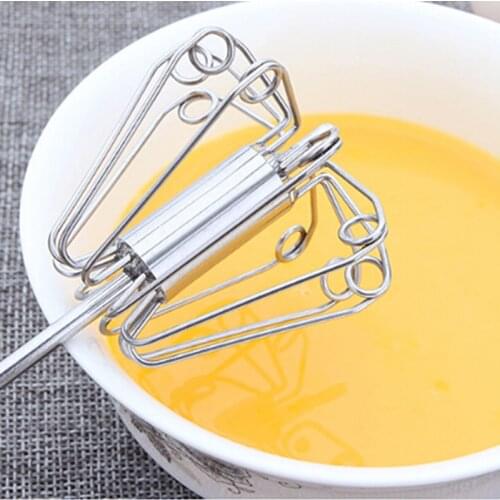 High Quality Dropship Hot Drinks Milk Frother Foamer Semi - Automatic Whisk Mixer Stirrer Egg Beater Egg Cracker