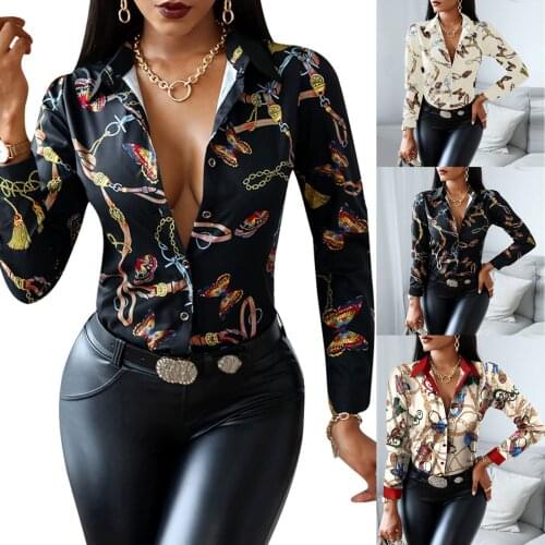 Y2k 2021 Womens Slim V-neck T-shirt Contrast Color Long-sleeved Top High-waist Tight-fitting Printing Clothing