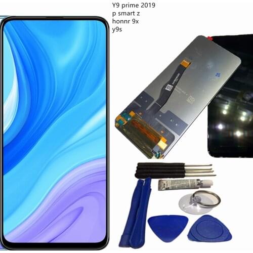 6.59" Lcd For HUAWEI p smart Z/Y9 prime 2019 Lcd Display Touch Screen Digitizer Assembly Replacement With p smart pro/y9s/9x