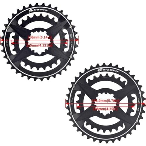 36T-26T / 38T-28T,GXP Mountain Bike Double Chain,Crown for SRAM XO1 X1 GX XO X9,Great Performance