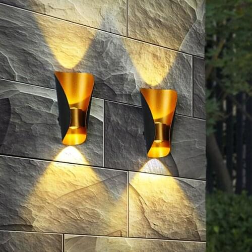 6/10W Modern Simple Outdoor Led Wall Lamp Outdoor Up Down Garden Porch Lamp Waterproof Courtyard Balcony Lighting Fixture