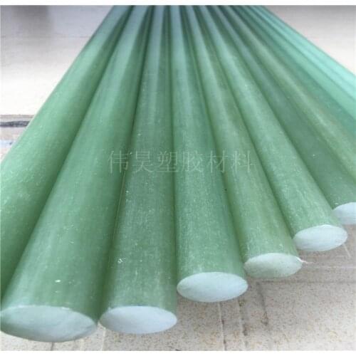 10pcs 6x130mm diameter FR4 stick 3240 Epoxy resin rod Glass fiber rod aqua colour Insulation round bar
