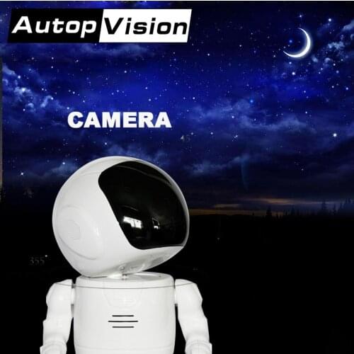 A180 Fashion Robot shape wifi camera support phone control Head Turn support phone remote viewing Spaceman astronaut toy camera