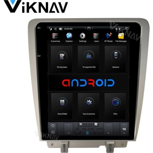 Android car GPS navigation radio DVD player For-Ford Mustang 2010-2014 auto multimedia player stereo video 12.1 inch