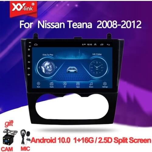 Android 10.0 for Nissan Teana Altima Car Radio Stereo DVD Player 2008-2012 Touch 9 Inch Screen Bluetooth Gps Navi aduio no 2 din