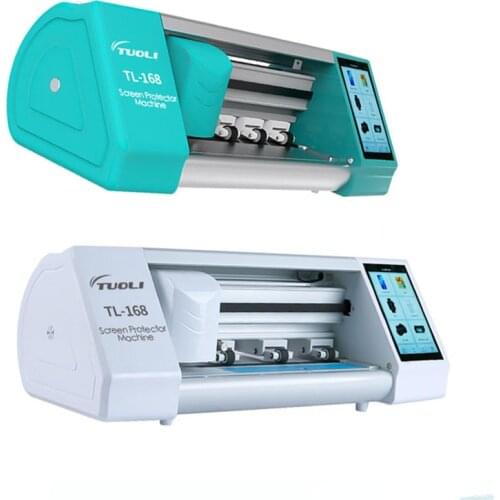 TUOLI 10 inches Auto Film Cutting Machine Mobile Phone Tablet Front Glass Back Cover Protect Flexible Hydrogel Film Cutter