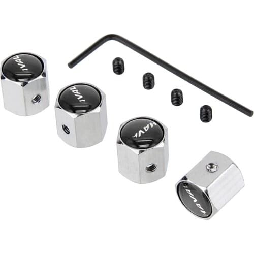 Car Styling Auto Accessories Wheels Tire Valve Stem Caps Rim Sticker For Haval H3 H6 Sport Coupe H2 H5 H8 H9 Silah Tabanca T Fek