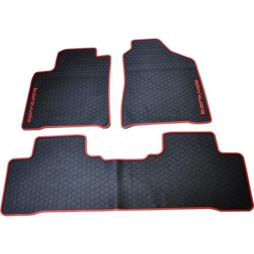 Free Ship Green Rubberthick Waterproof Slip Resistant Environmental Latex Car Floor Mats for SsangYong Korando