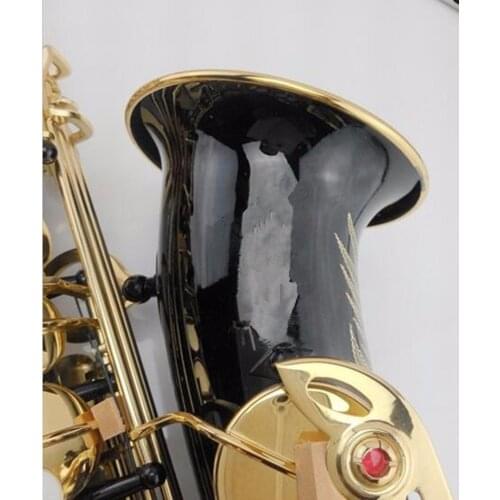 Black Alto saxophone model of Alto saxophoner SAS-R54 Complete accessories Mouthpiece and case free