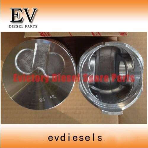 Engine rebuild kit For Yanmar diesel 4D94LE piston piston ring and cylinder sleeve full gasket kit +engine bearing+valve kit